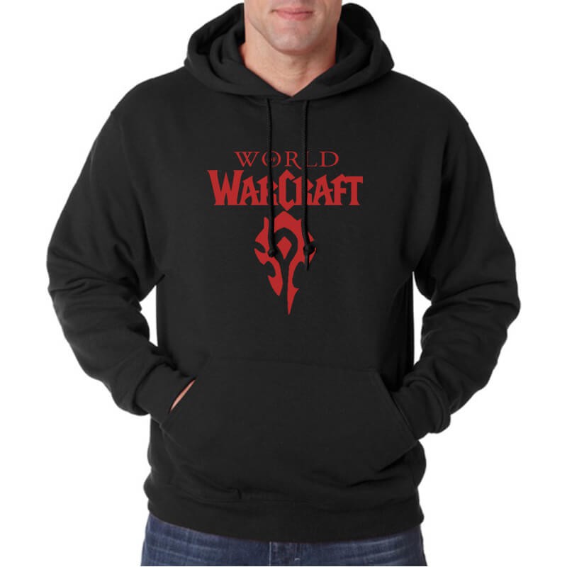Segera Miliki Jaket Hoodie Zipper World Of Warcraft/All Size/ Big Size S M L XL 2XL3XL 4XL 5XL/Hitam