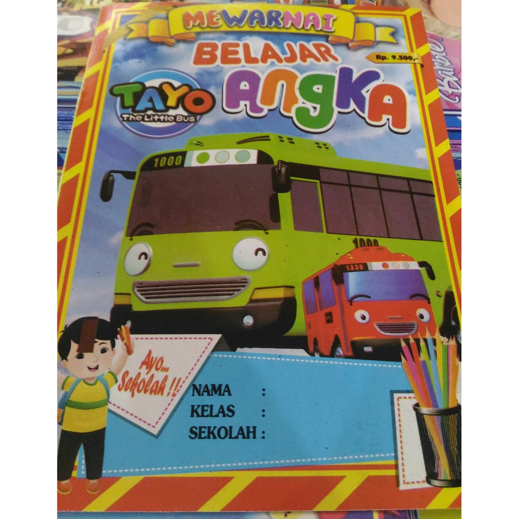 Buku Anak Paud &amp; Tk Bacaan Dan Mewarnai