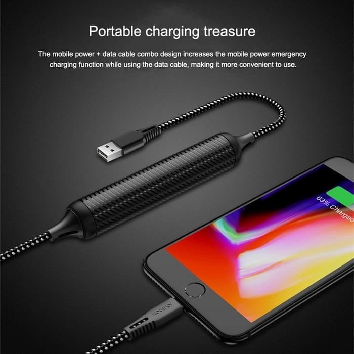 Battery Cable 2500mah Micro JOYROOM S-T507 Black