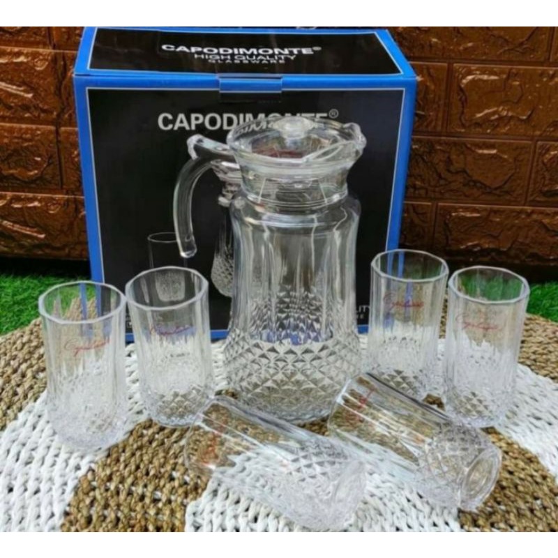 teko set capodimonte crystal