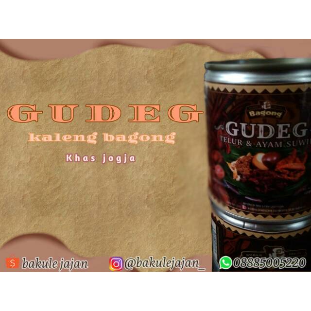 

Gudeg kaleng bagong Ayam suwir