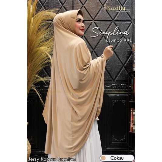 Jilbab Bergo Jumbo XXL Simplina Ori Nazilla Production