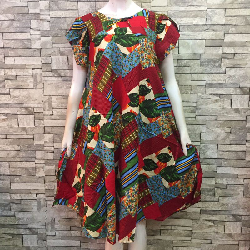 DASTER KLOK GAJAH PUTIH TANGAN DAUN | DASTER BATIK BALI-31