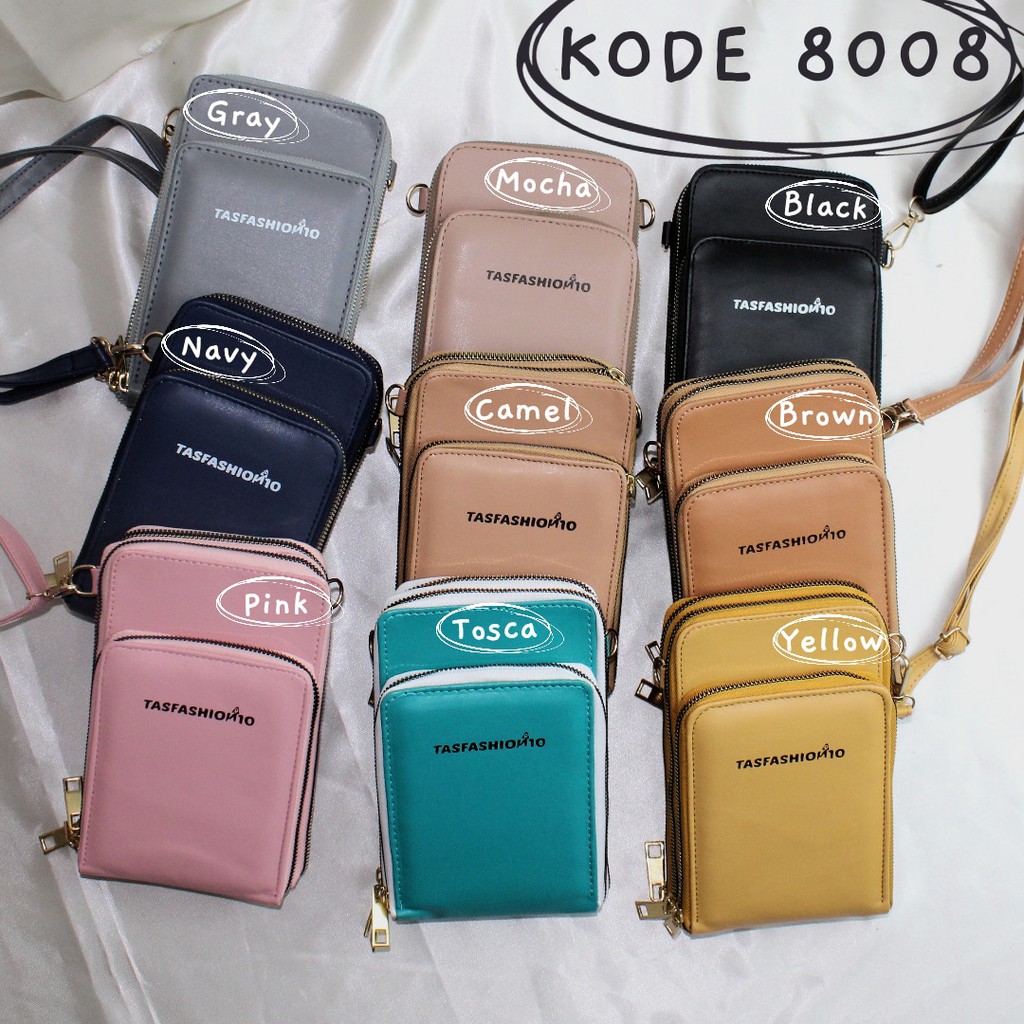 Tas Selempang Wanita Import N8008 Tas Jakarta Sling Bag Wanita Premium Tas Hp Wanita