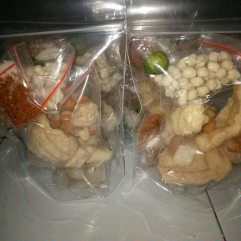 

0TERMURAH, TERLENGKAP Toping kering baso aci lengkap dengan bumbu