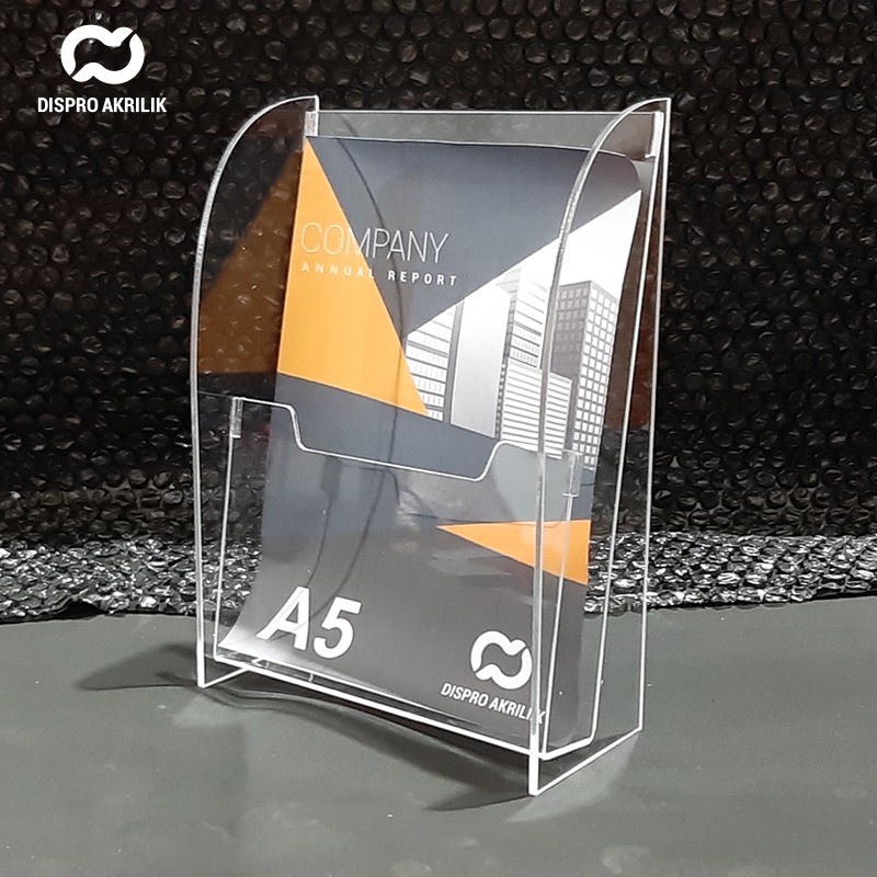 

Tempat brosur akrilik / Brochure Holder Acrylic A5 BK-002