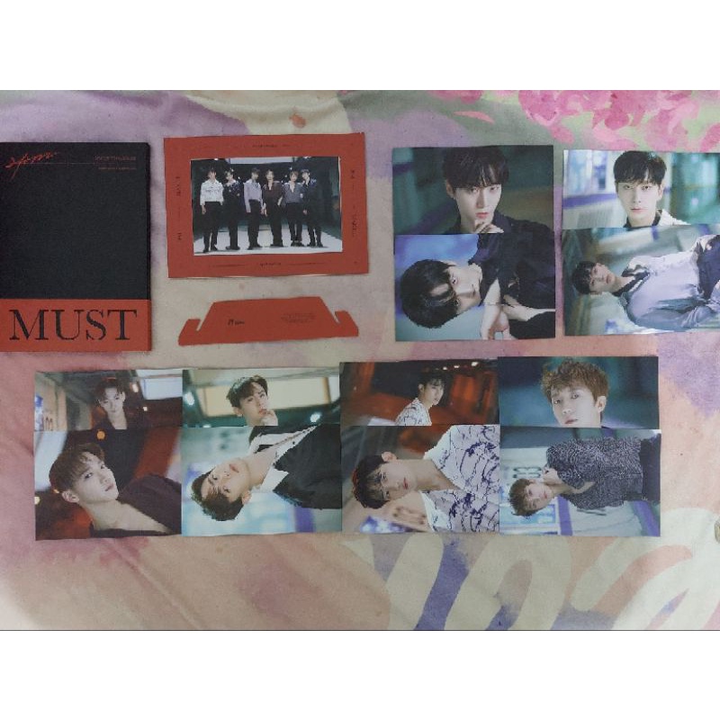 2PM MUST MD PAPER FRAME & PHOTOSET PRE ORDER BENEFIT PHOTOCARD WOOYOUNG/JUN.K