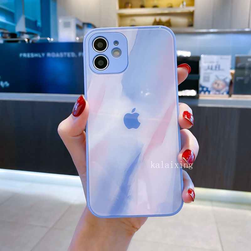 Case Tempered Glass Untuk Iphone 13 Pro Max 11pro Xs Max Xr X 12pro 7 8 Plus