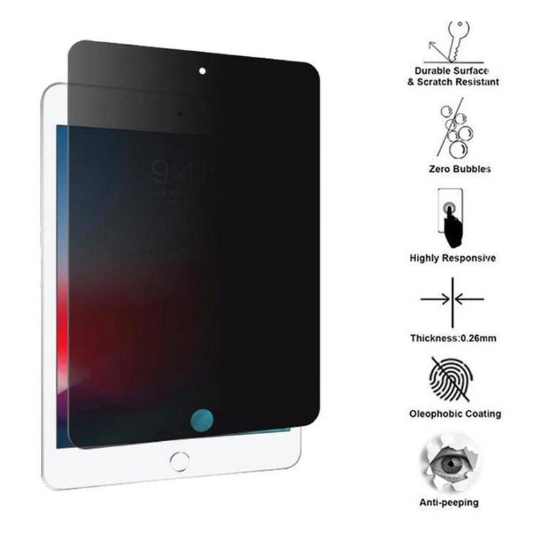 Anti Spy For iPad Air 1 2 3 4 10.5 10.9 iPad 2 3 4 5 6 7 8 9 10.2 2015 2016 2017 2019 Privacy HD Tempered Glass For iPad Pro 11 2018 2020 2021 Mini 1 2 3 4 5 6 7.9 8.3 Film Screen Protector