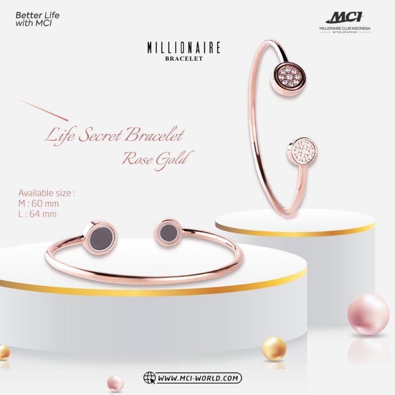 Gelang LSW MCI Germanium LSB Life Secret Bracelet MCI