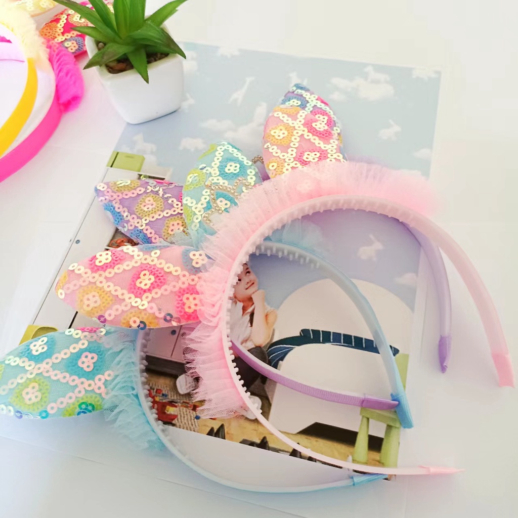 Bando Anak Bando Mahkota Permata Import bando kuping kelinci rabbit