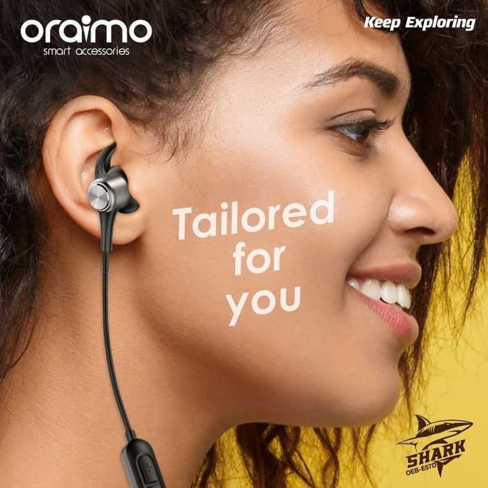 HEADSET EARPHONE ORAIMO SHARK OEB-E57D MAGNETIC HD SOUND