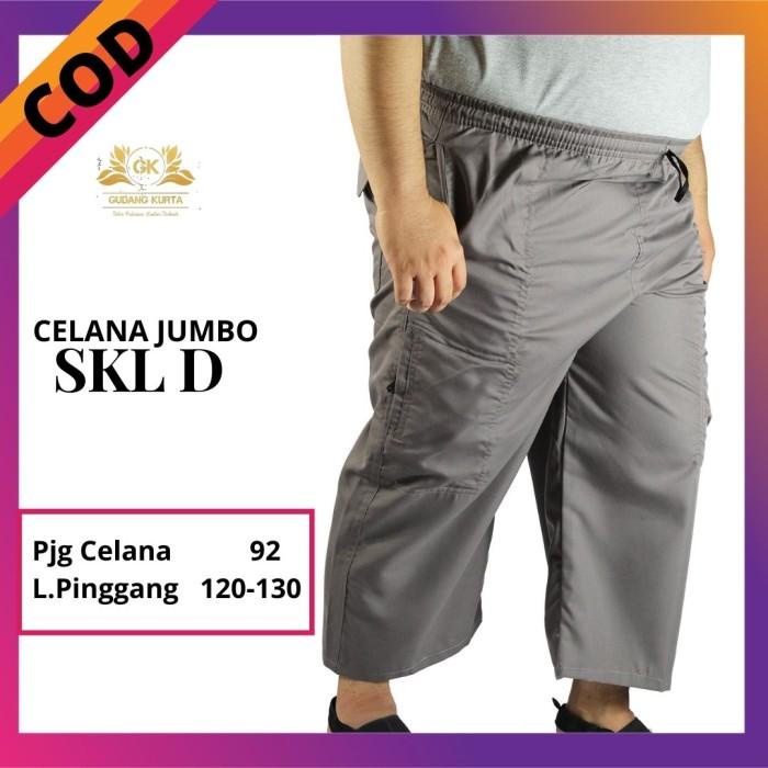 Sirwalku Celana Sirwal Pangsi Cingkrang Pria Jumbo Big Size Cargo Isbal Muslim