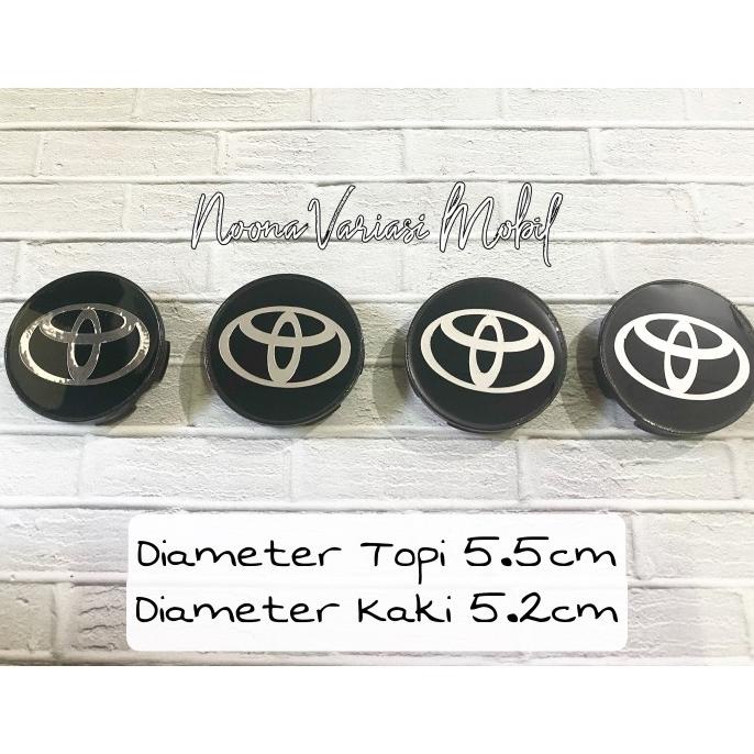 "'''] Premium Tutup Dop Velg variasi logo TOYOTA agya calya avanza old 4pcs