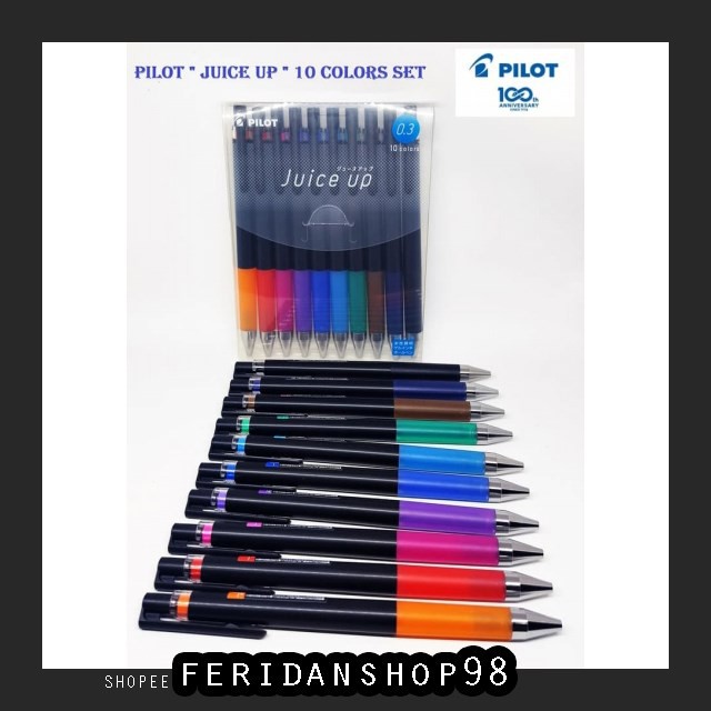 

FR134 PULPEN PILOT " JUICE BEST UP " GEL PEN SET 0.3 LJP-200S3-10C-EX BY FERIDANSHOP98
