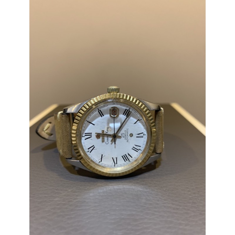 100% Ori TITONI Swiss made Watch Tali kulit asli