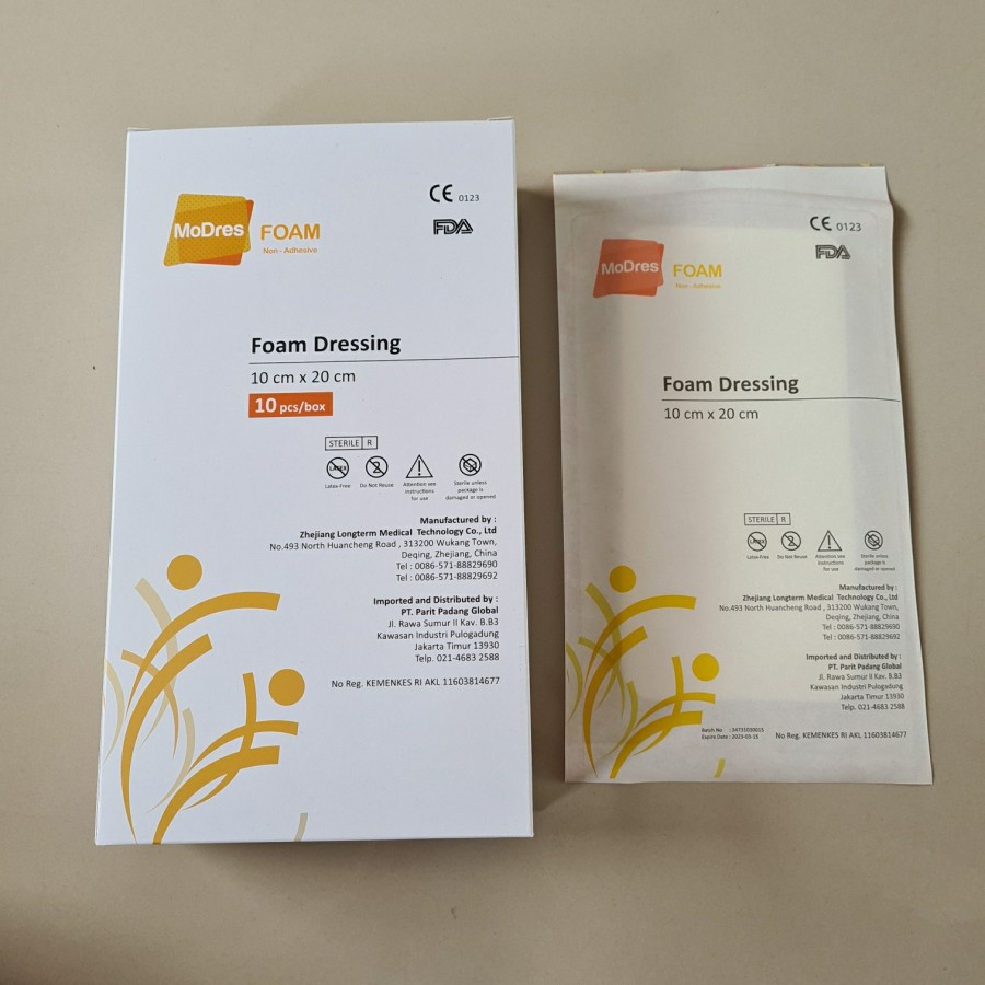 Satuan Modres Foam Dressing  Non Adhesive 10x20cm