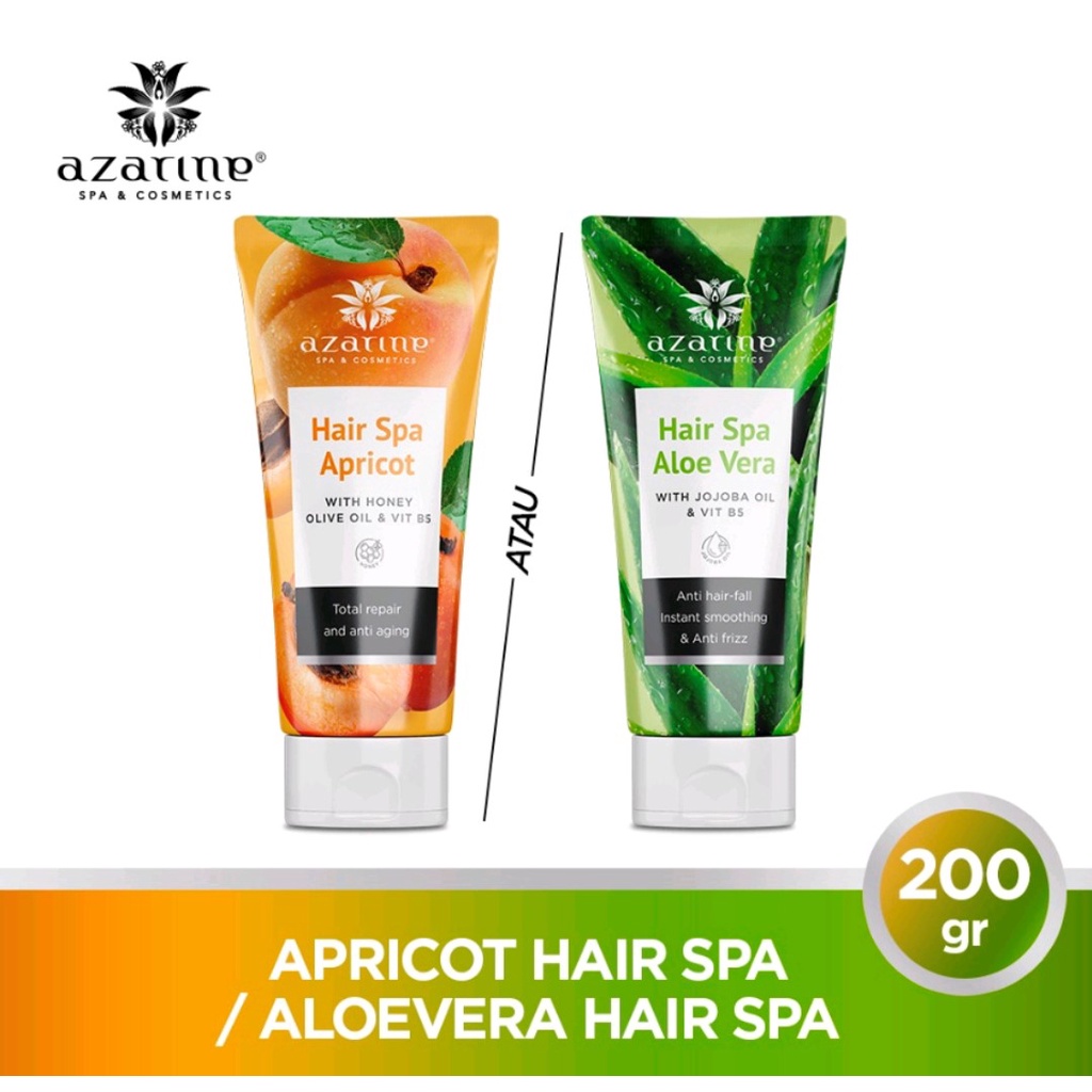 AZARINE HAIR SPA ALOEVERA 200GR/AZARINE HAIR SPA APRICOT 200GR