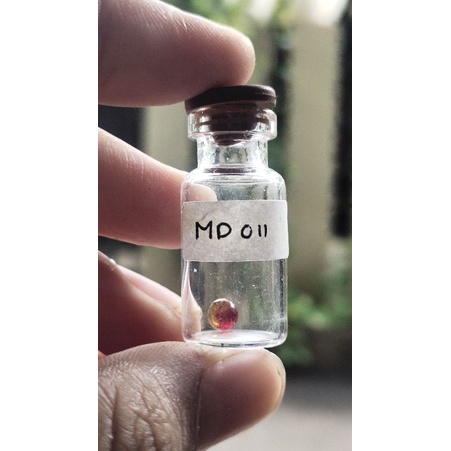 mustika delima merah sir alam asli temuan sepuh kuno antik pusaka MD011