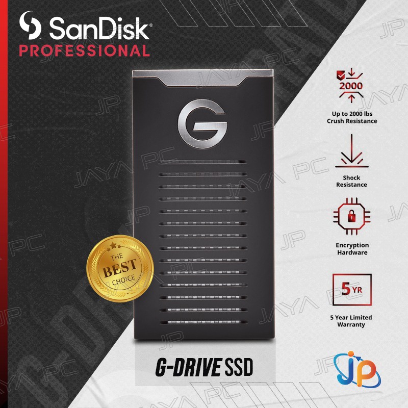 Sandisk Professional G-Drive SSD 1TB - 1 TB USB C 3.2