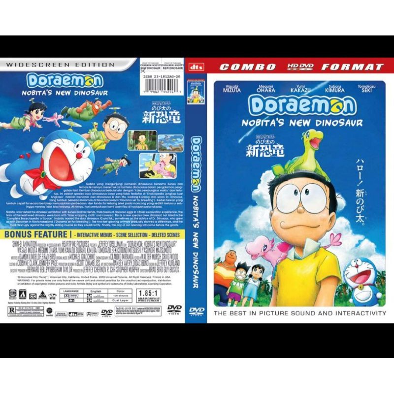 KASET KARTUN ANAK ANAK DORAEMON NOBITA NEW DINOSAUR