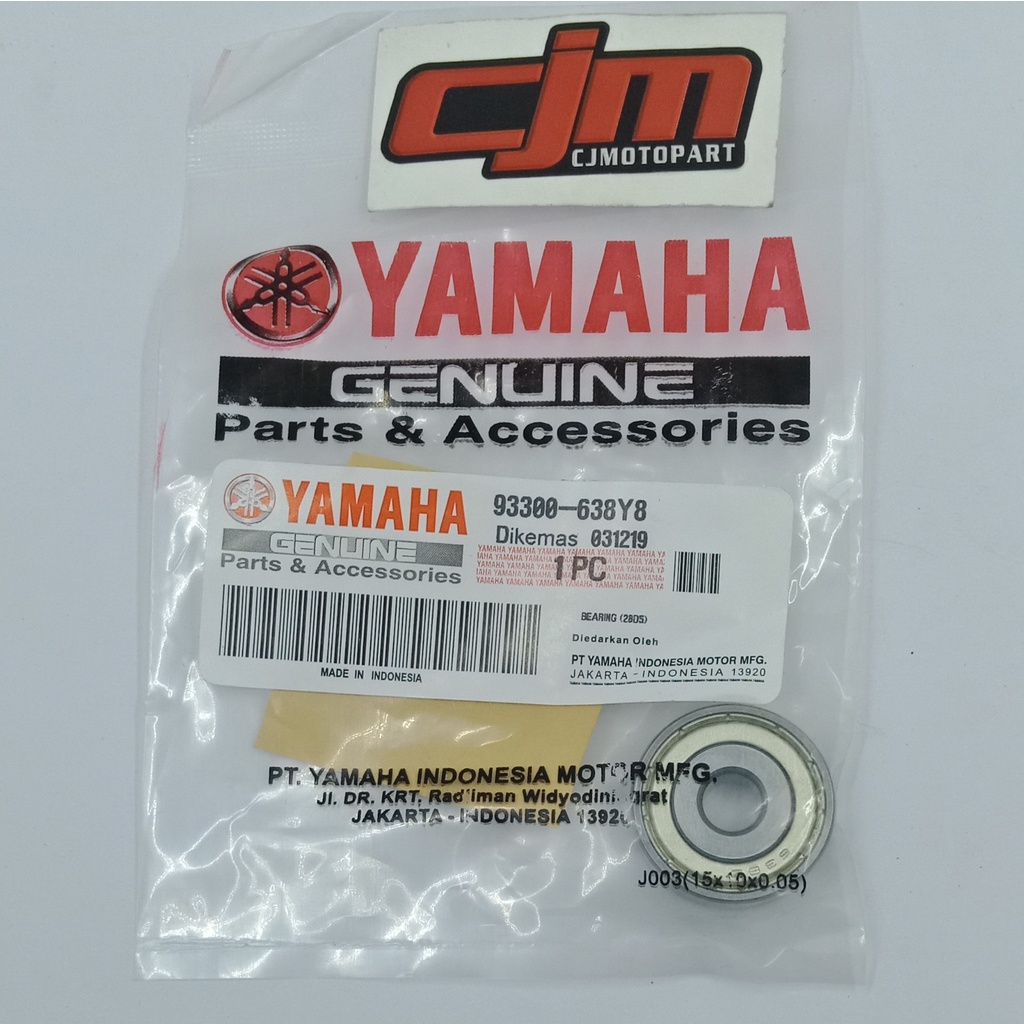 BEARING BAK CVT MIO YAMAHA 93300-638Y8 BERKUALITAS ORIGINAL