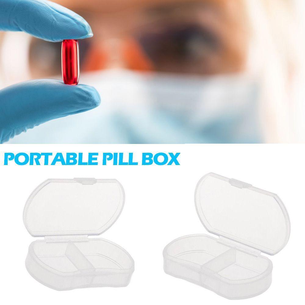 Preva 10PCS Kotak Organizer Obat Mini Container Organiser 2kisi Pill Box