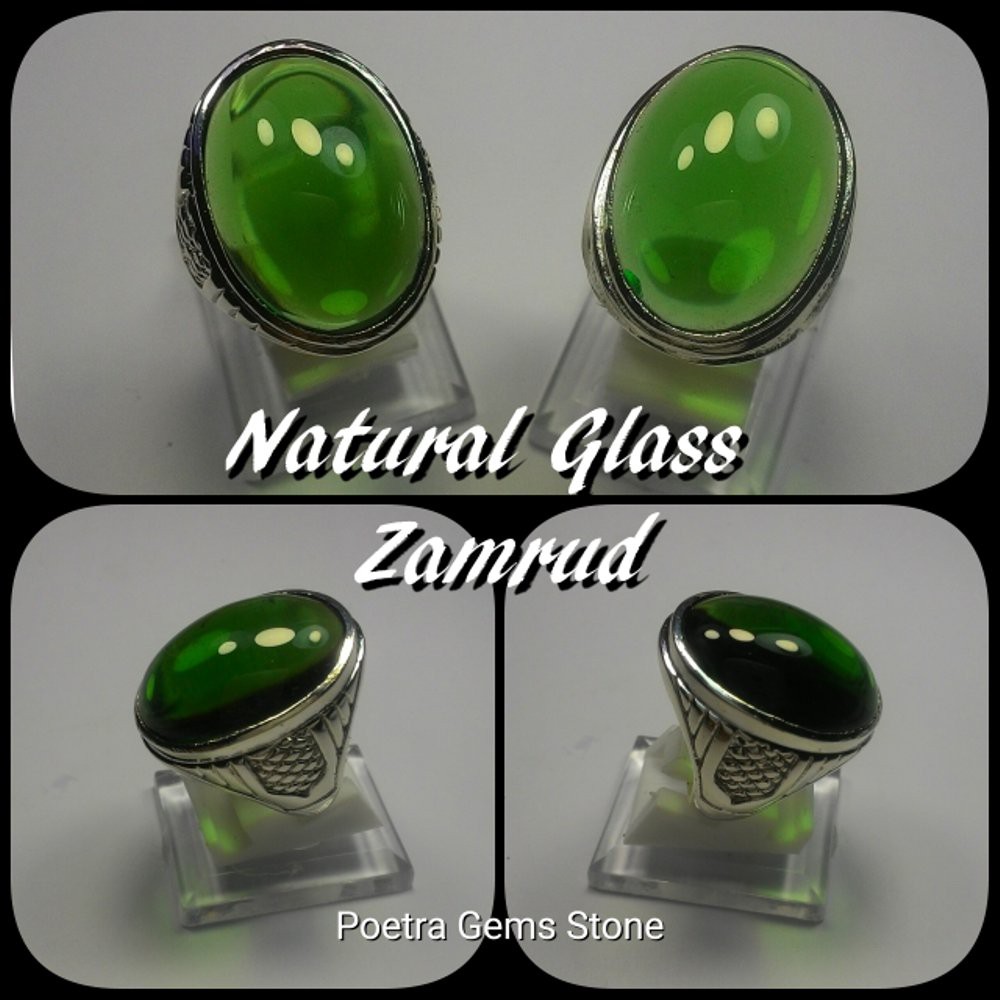 NATURAL GLASS ZAMRUD HQ BIG SIZE