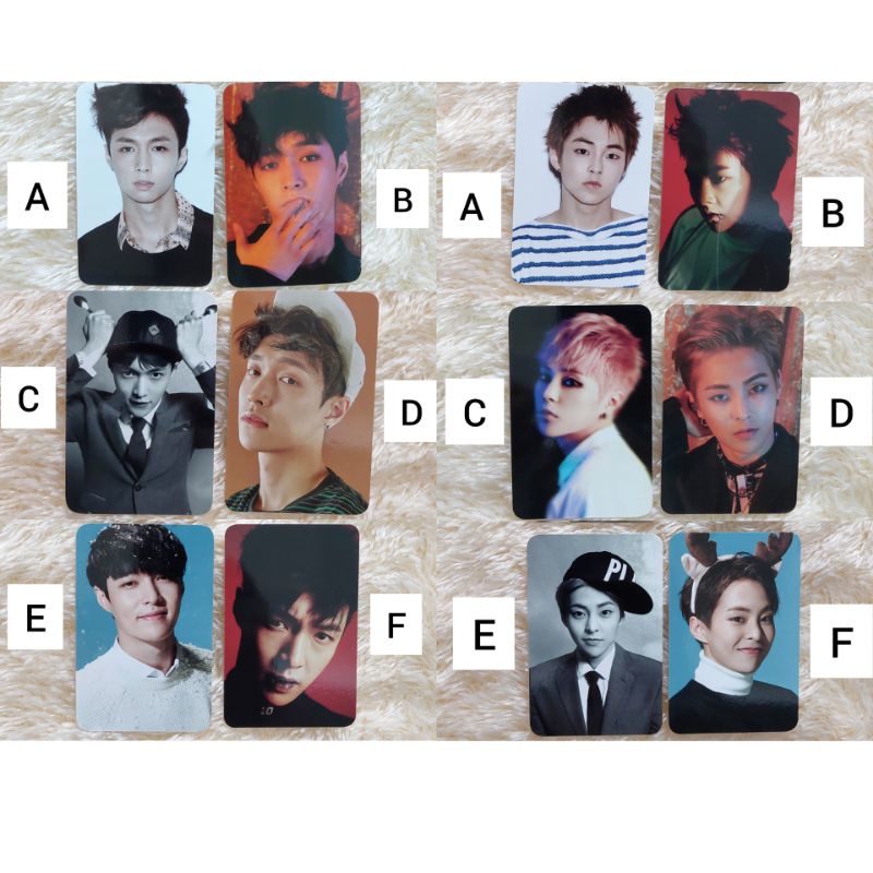 EXO 10TH ANNIVERSARY REPACKAGE LAY XIUMIN PHOTOCARD PC