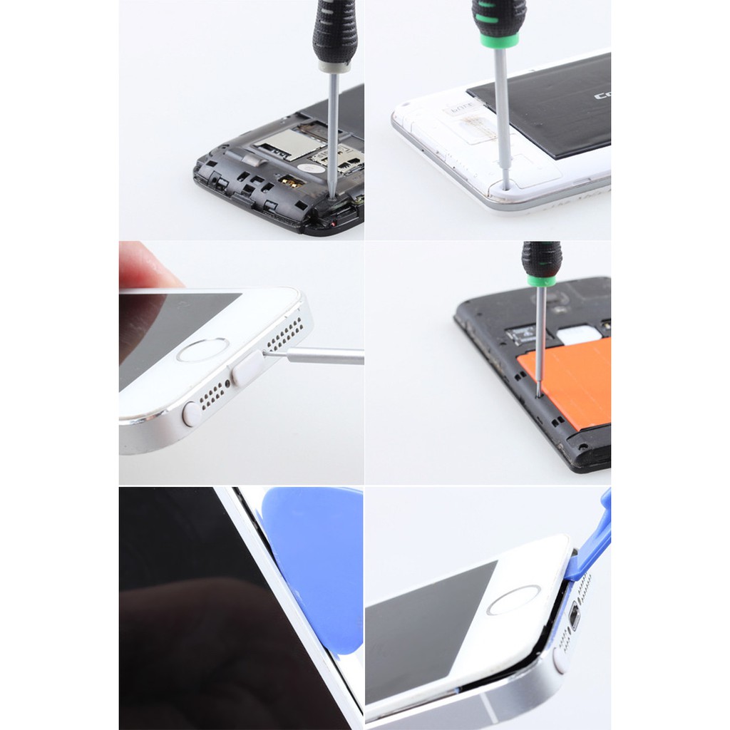 16 in 1 Obeng Reparasi Set Reparasi Handphone / Set Obeng Smartphone Iphone Samsung OPPO VIVO Tool Kit