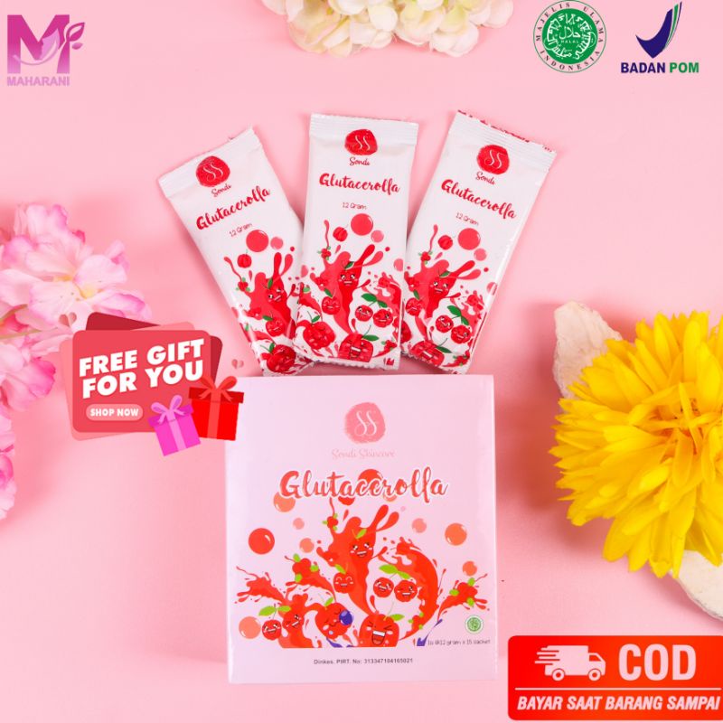 GLUTACEROLLA COLLAGEN DRINK BPOM SUPLEMEN PEMUTIH BADAN SONDISHOP Bukan NOERA COLLAGEN DRINK, BYOOTE