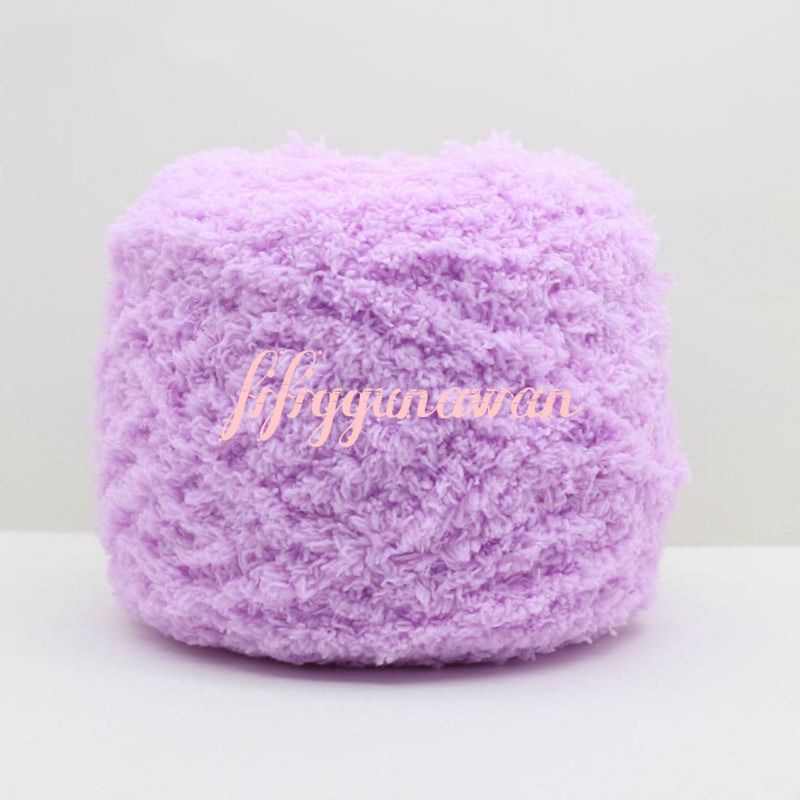 [100gr] coral fleece yarn - benang rajut handuk - benang rajut handuk berbulu bulu - benang rajut bon bon CFY3 - fluffy towel yarn - poppy yarn - fleece yarn - benang bulu import - benang handuk import