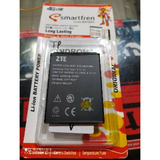 Baterai Andromax Hisanse V V2 Battery Zte Bolt  A5 V982 V9820 Original