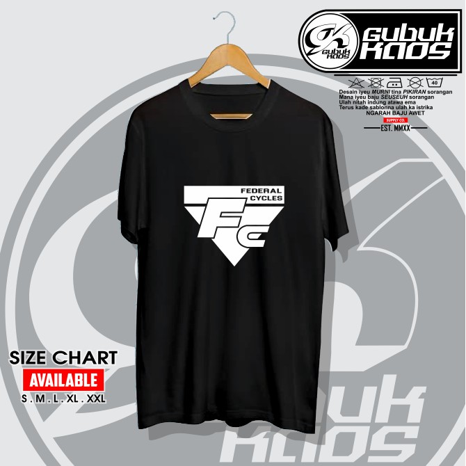 BAJU KAOS DISTRO FEDERAL CYCLE - ANKYCLOTH