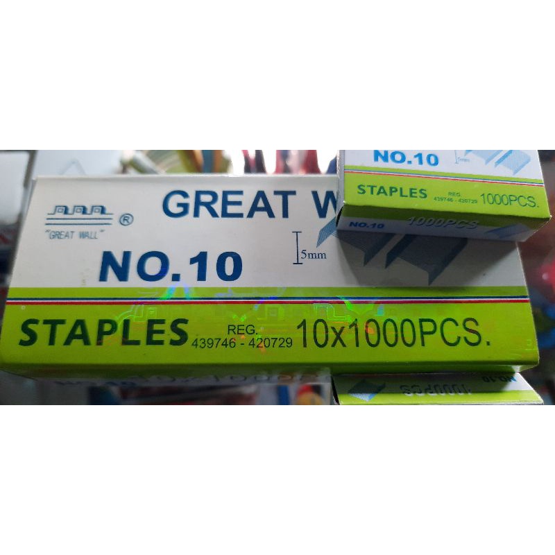 

Isi Staples GREAT WALL No. 10