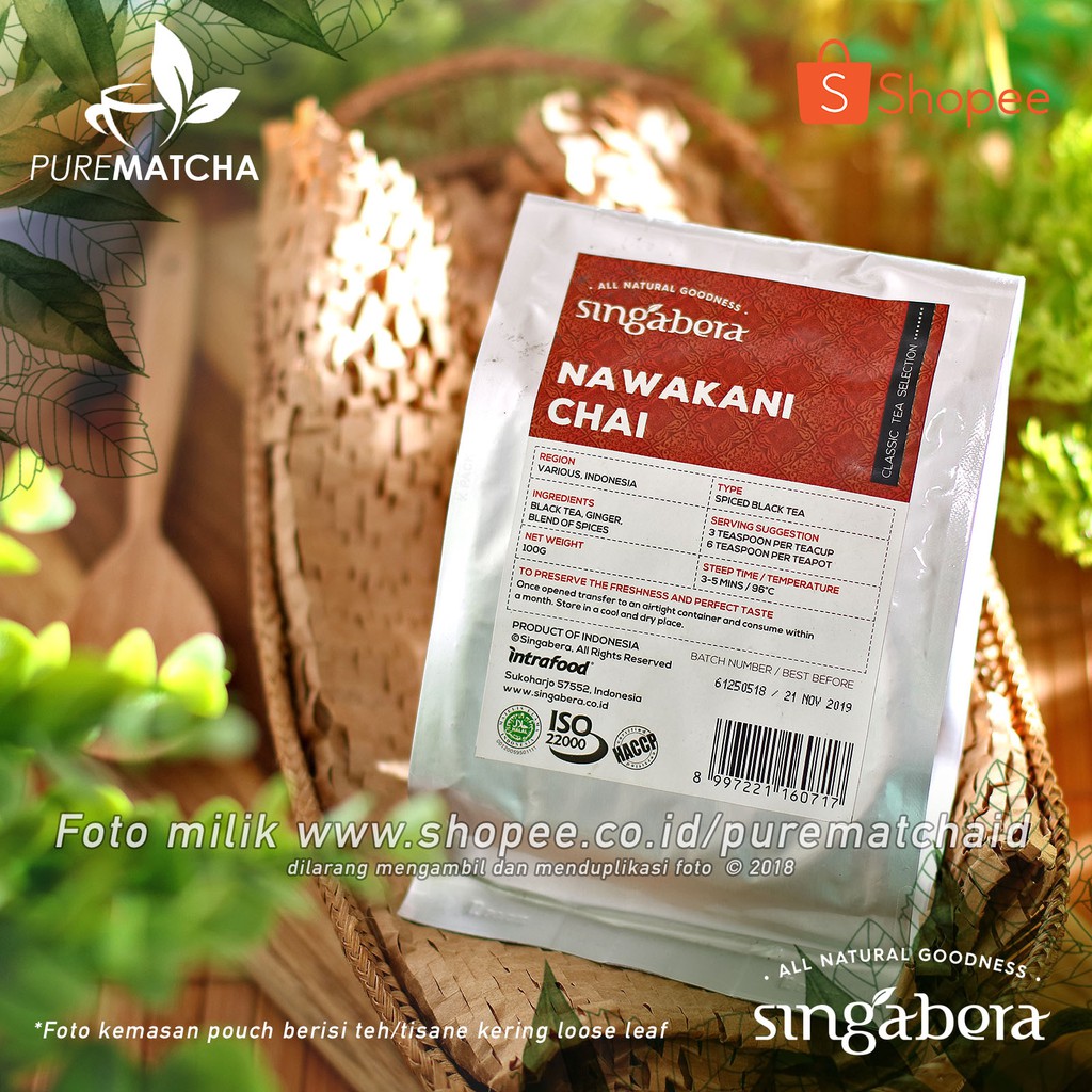 

Singabera Teh Premium Indonesia - Singabera Nakawani Chai Tea 100gr Indonesian Tea