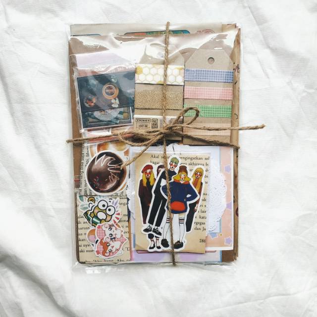 

Vintage Journaling Set Planner Kit Stationery with A5 Grid Notebook 90gsm