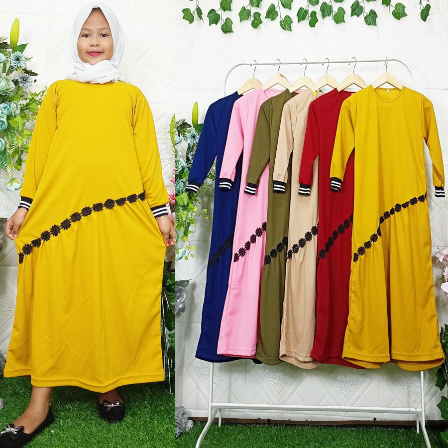 GAMIS GENICE KIDS KERUT BAWAH ANAK 3-12tahun GL FASHION