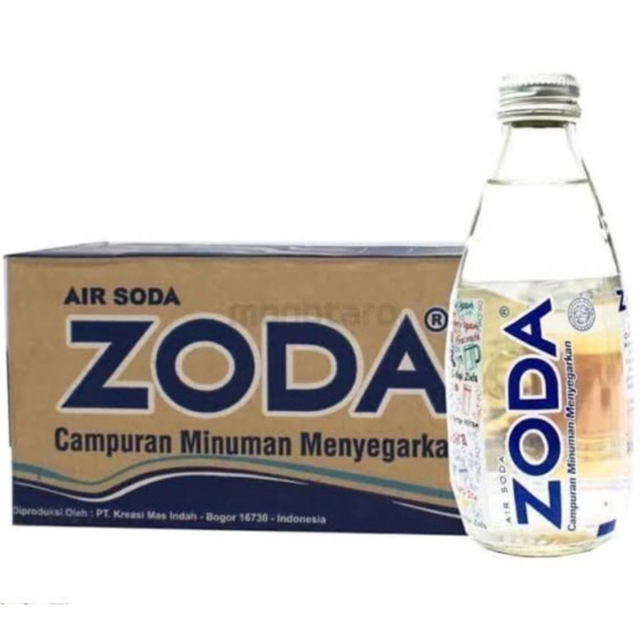 Zoda Water Air Soda 250ml botol kaca