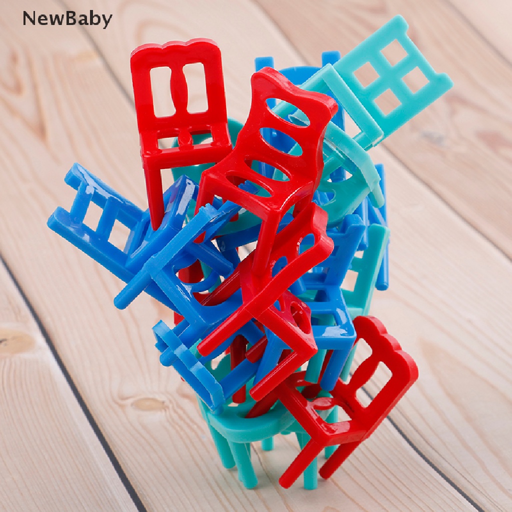 Newbaby 18Pcs Mainan Edukasi balance Chair Untuk Anak