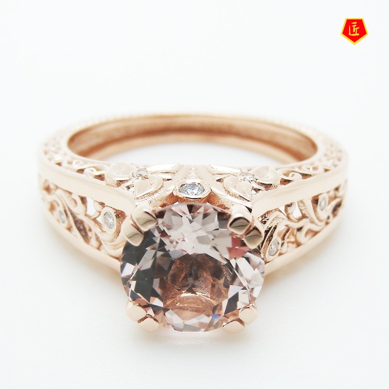 [Ready Stock]Fashion Personalized Diamond Pattern Ring