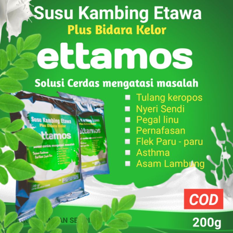 

SUSU KAMBING BUBUK ETTAMOS PLUS HERBAL KELOR 200g MEMBANTU MASALAH KESEHATAN BADAN TULANG SENDI PARU PARU SESAK NAFAS TBC PENCERNAAN ASAM LAMBUNG PERTUMBUHAN ANAK PLATINUM
