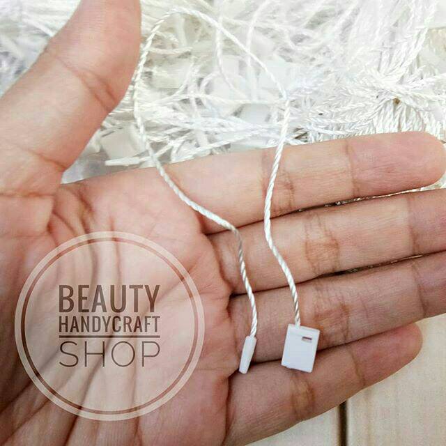 TALI HANGTAG LABEL PUTIH BAJU BENANG MURAH ISI 100