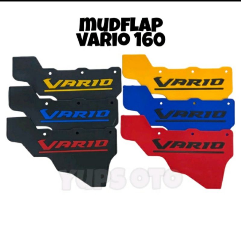 Penahan lumpur kolong VARIO 160 Mudflap VARIO 160 bahan karet