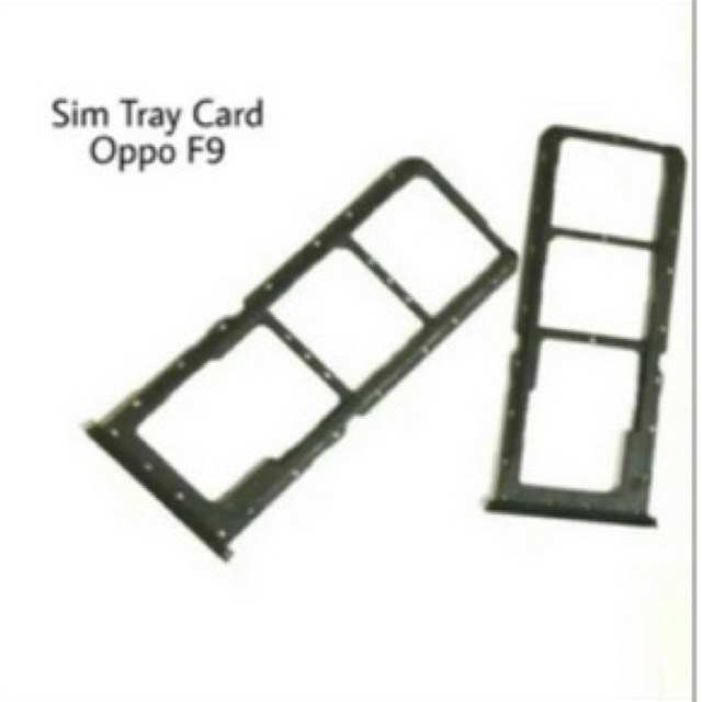 SIM TRAY - SIM LOCK - TEMPAT KARTU OPPO F9