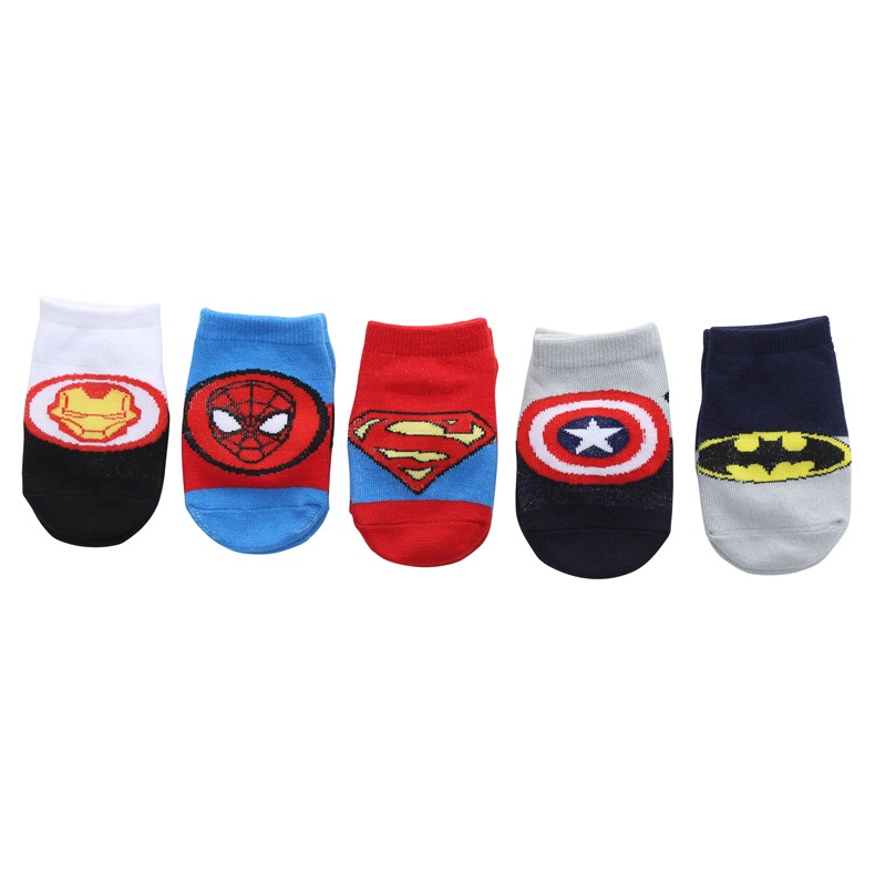 SC2115 - SC2119 Kaus kaki anak motif kartun superhero bayi balita