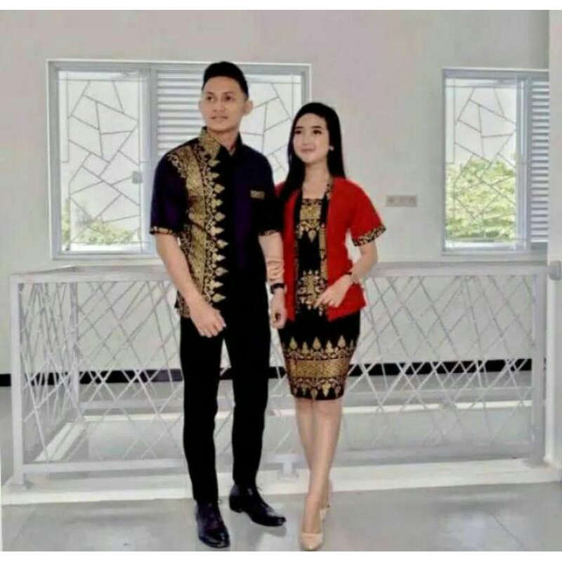 Batik Couple Sarimbit R&B ANJANI HEM Asli Pekalongan
