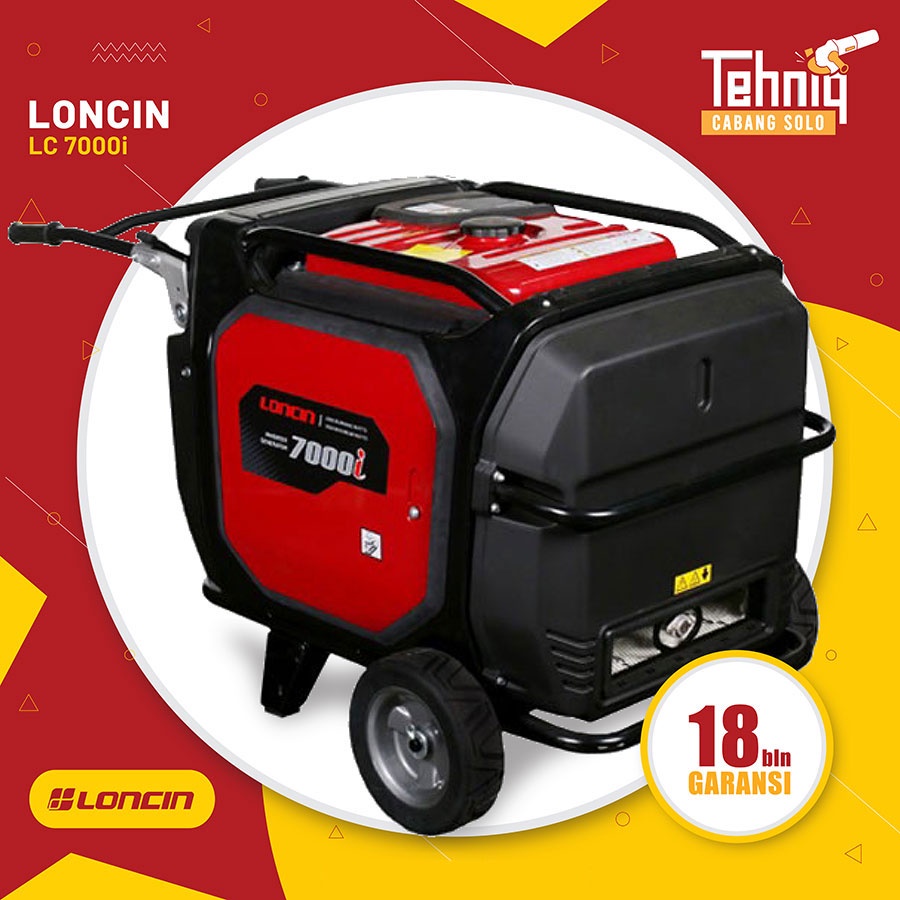Digital Inverter Series LONCIN LC 7000i Generator Genset Listrik Bensin 7500 Watt