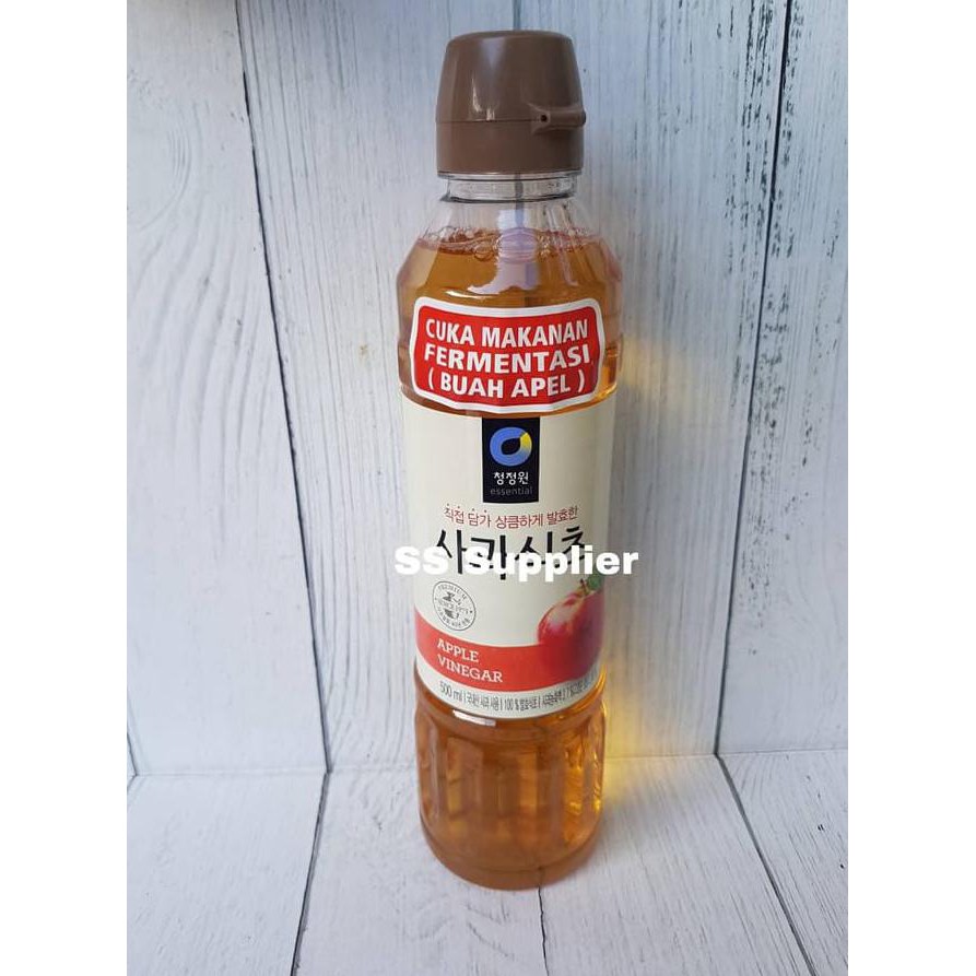 

Cuka Apel Korea ( Apple Vinegar ) Daesang 500 Ml/ Best Seller ! Kode 131
