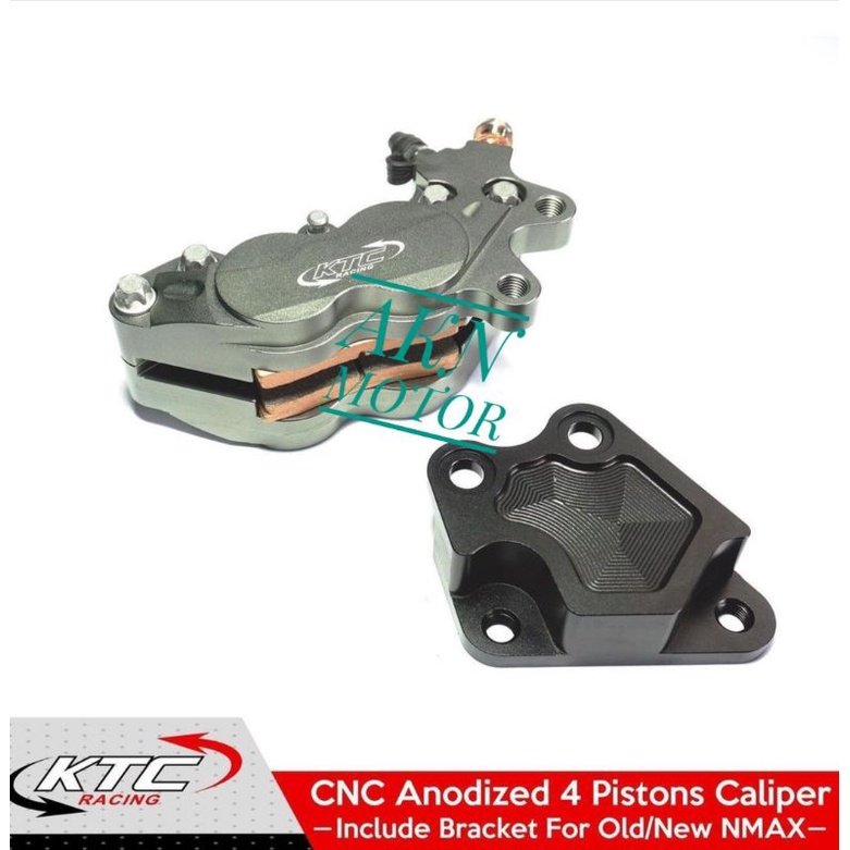 Kaliper depan ktc racing Nmax old nmax new aerox 155 4 piston